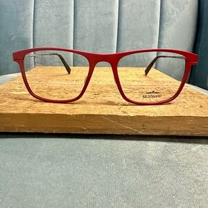Brand New Kilsgaard Red Oversized Ultra Lightweight Eyeglasses